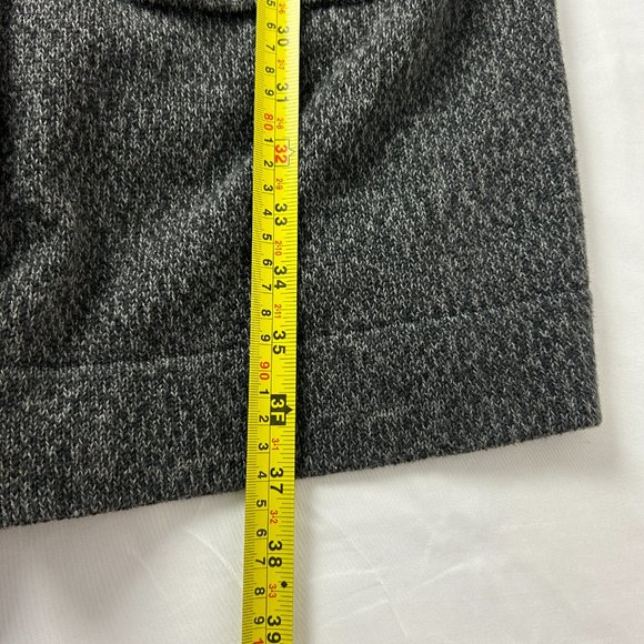 Alfani Cardigan Sweater Coat Women L Gray Knit Long Button Pockets Collared Cozy - Picture 11 of 14